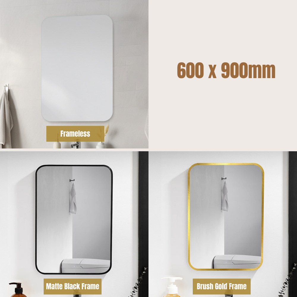 Mirror Corners Rectangular 600X900mm - JPM6090F/B/G